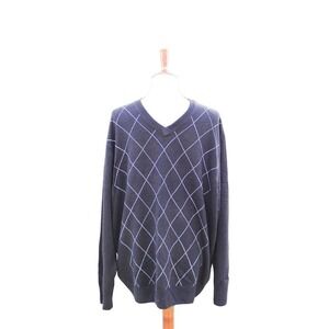 Dockers Black V-Neck Sweater |Vintage Sweater | Size XXL MEN